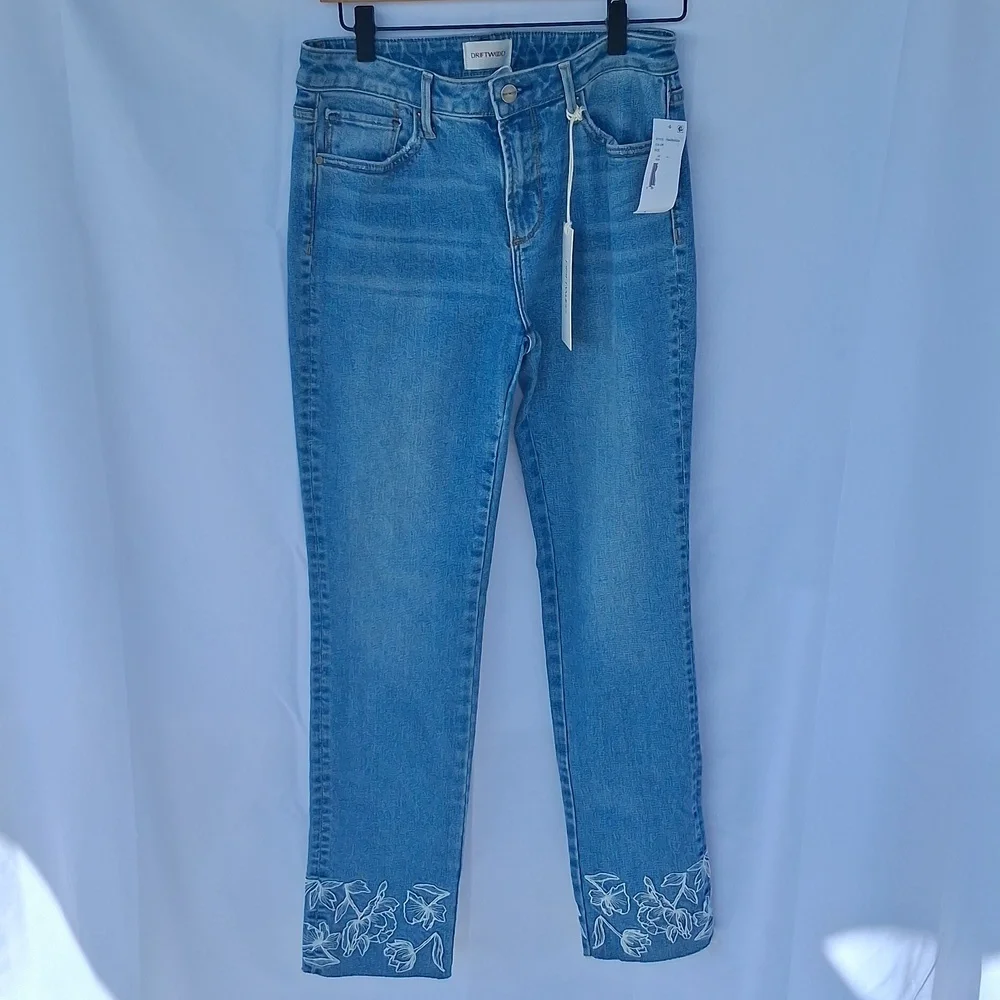 DRIFTWOOD embroidered jeans